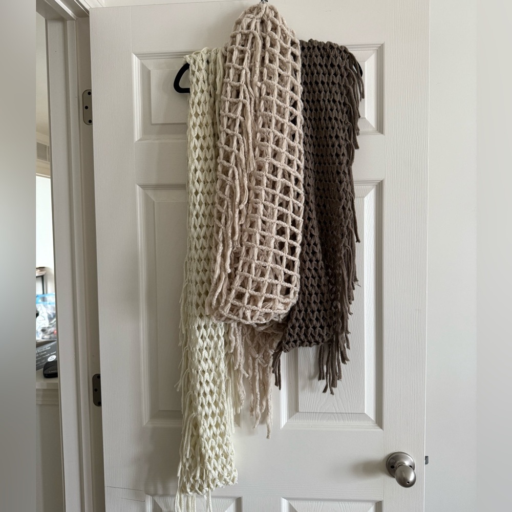 3PC Net Infinity Scarves